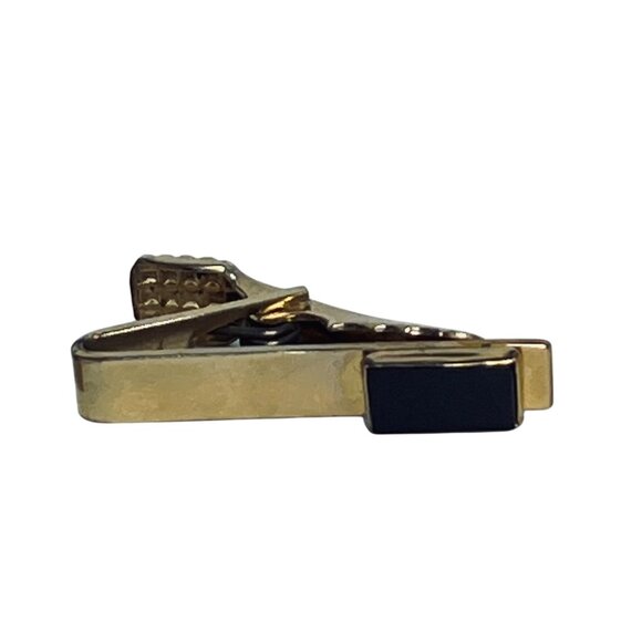 Vintage Mr X Small Gold Tone Tie Bars Signed (6066) - Picture 3 of 5